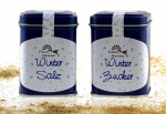 Gewürzset mit Winterzucker 70g und Wintersalz 70g in der Gewürzdose